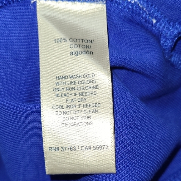 Rafaella Blue Tunic with Silver Accents - Picture 3 of 4